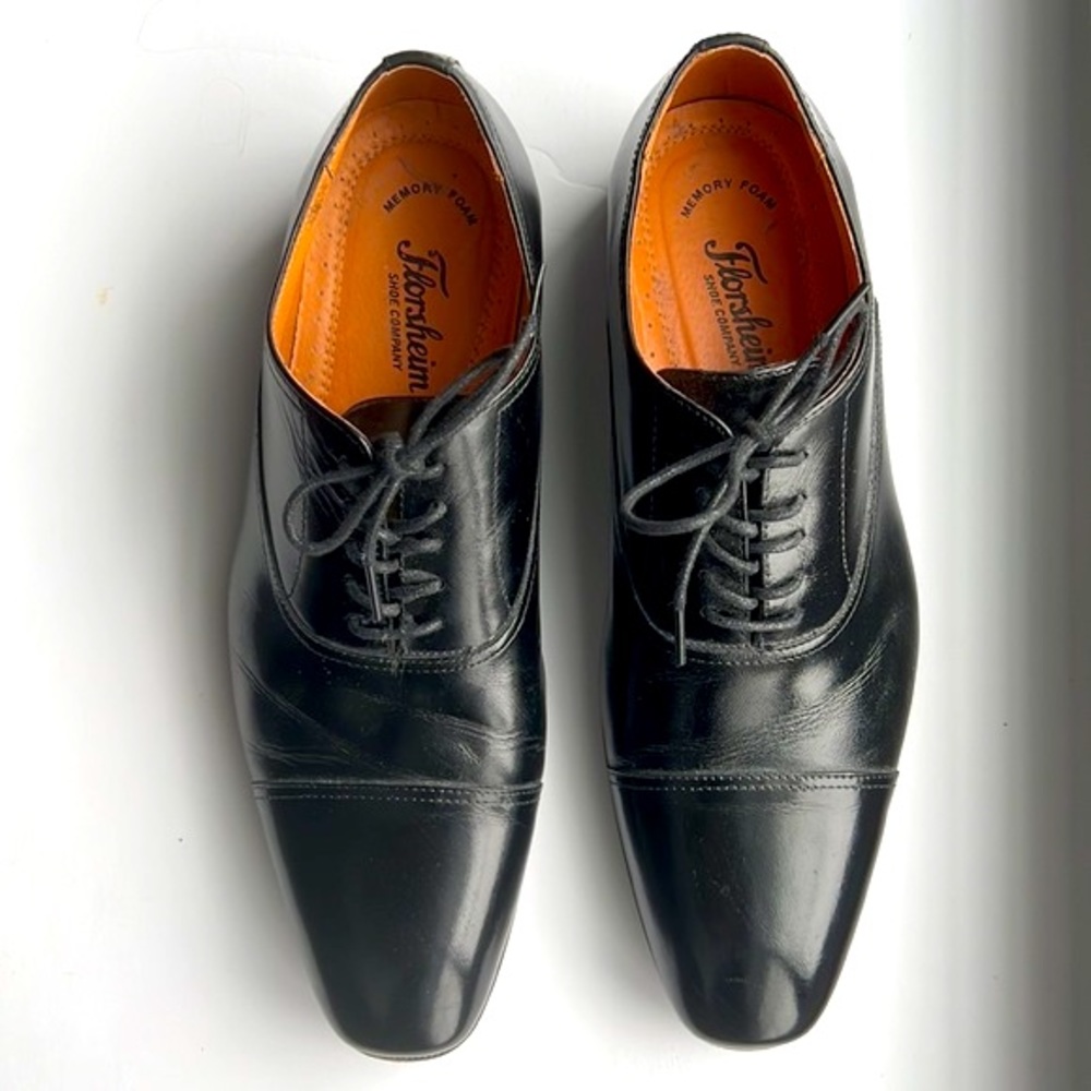 Men’s Florsheim Black‎ Dress Shoes Size 10.5